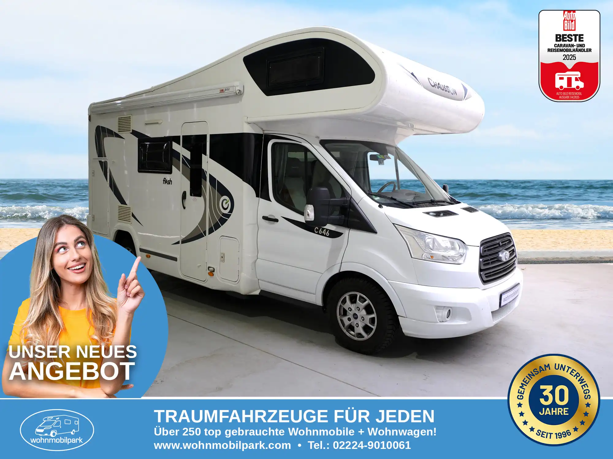 CHAUSSON Flash C 646 Alkoven gebraucht kaufen in Bad Honnef